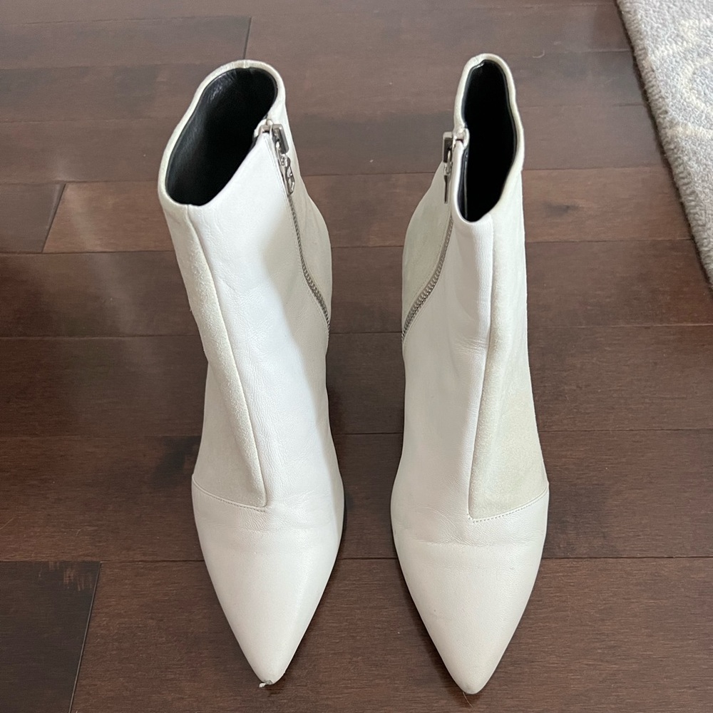 rag & bone Ivory Heeled Boots